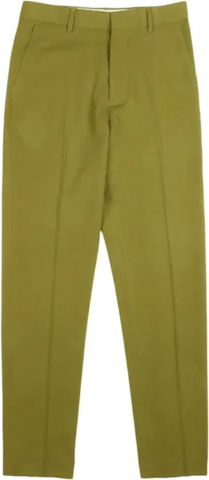 JEShifangjiusu Men's Flat Front Straight Fit Dress Pant Casual Skinny Stretch Chinos Pants Slim Fit Business Pant with Pocket (31,Green), Green, 31