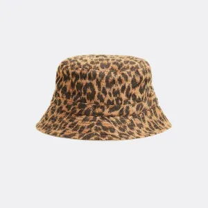 Larya Bucket Hat (Leopard Print)