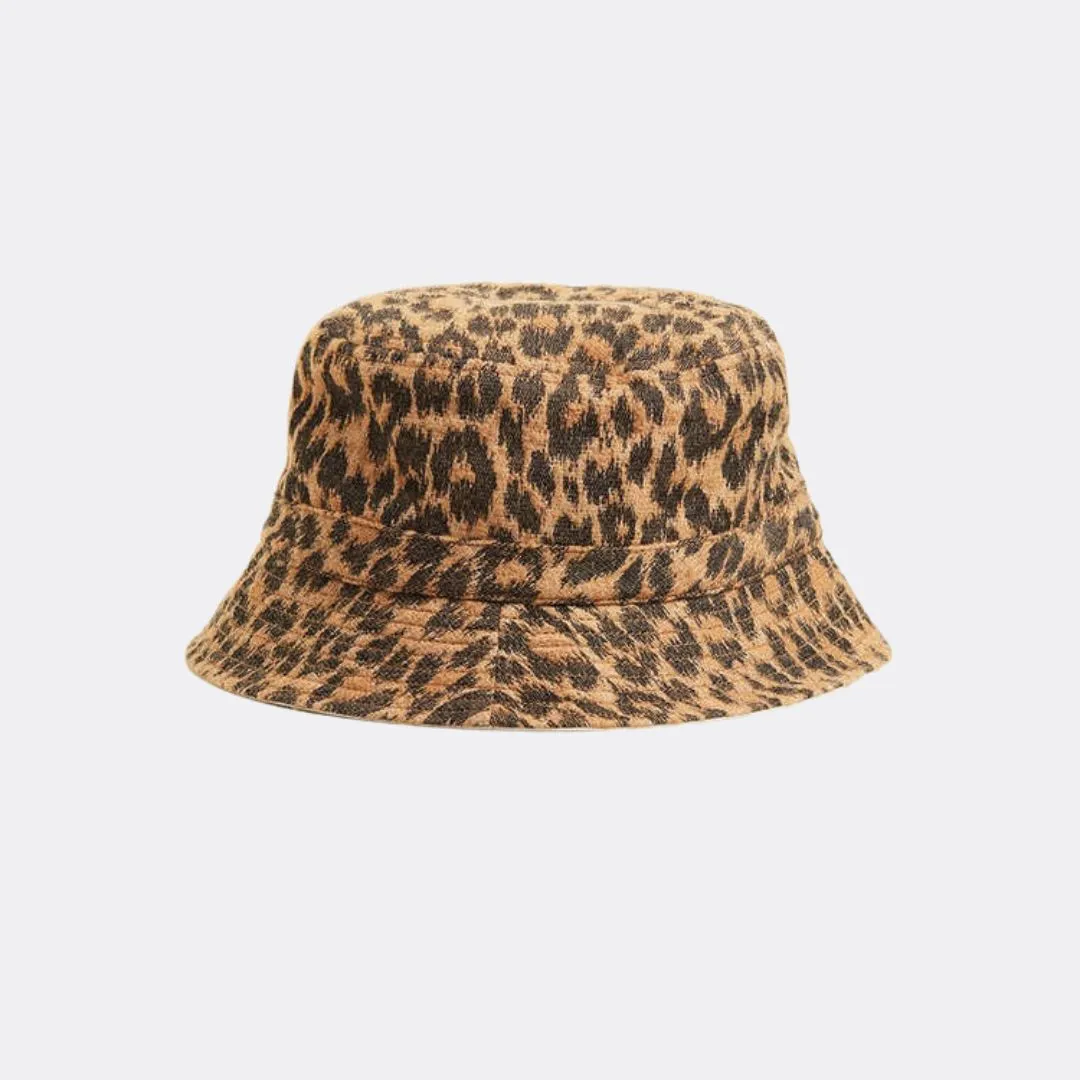 Larya Bucket Hat (Leopard Print)
