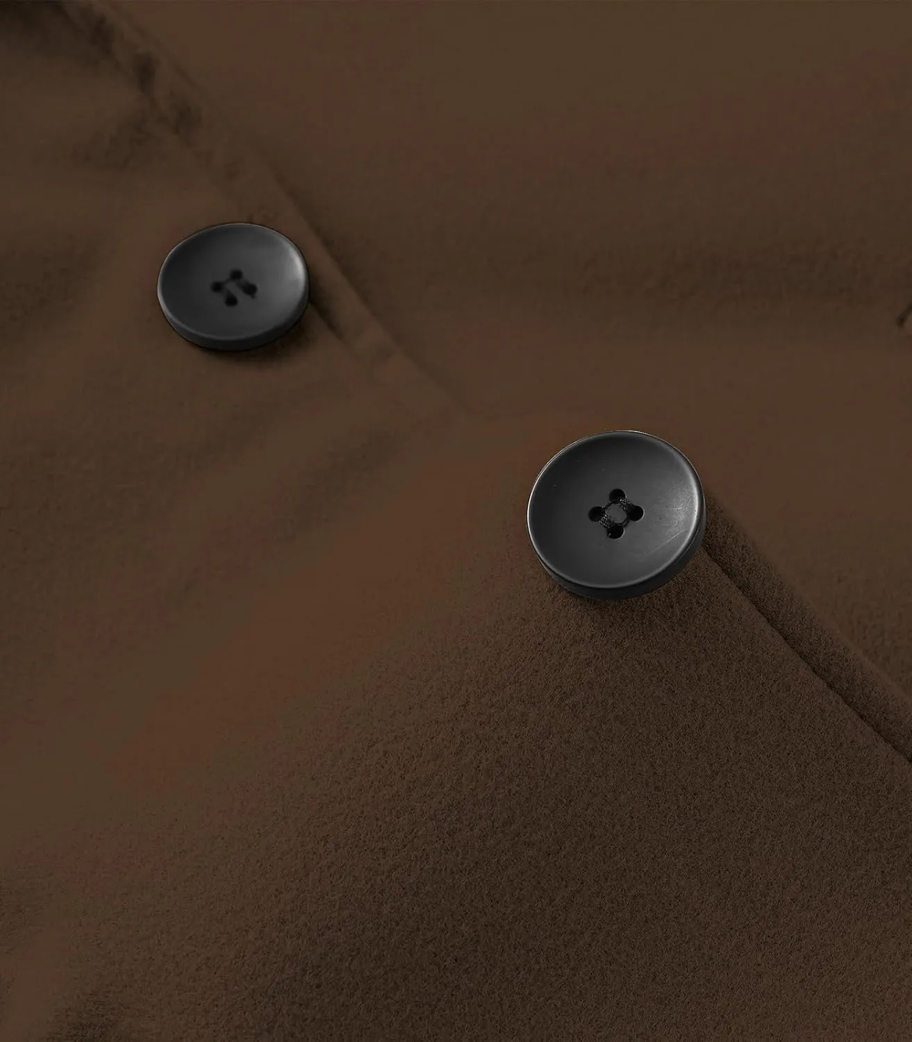 Lisskolo Men's Classic Wool Trench Overcoat Single Breasted Mid Long Wool Blend Top Pea Coats Jackets