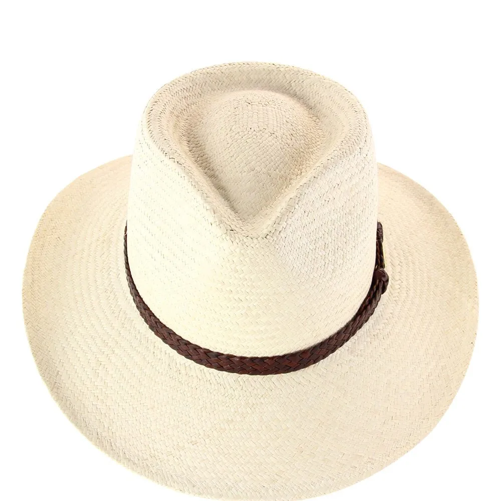 Melbourne Hats Outback Roo Safari Manila Palm - Natural