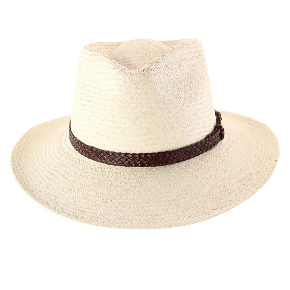 Melbourne Hats Outback Roo Safari Manila Palm - Natural