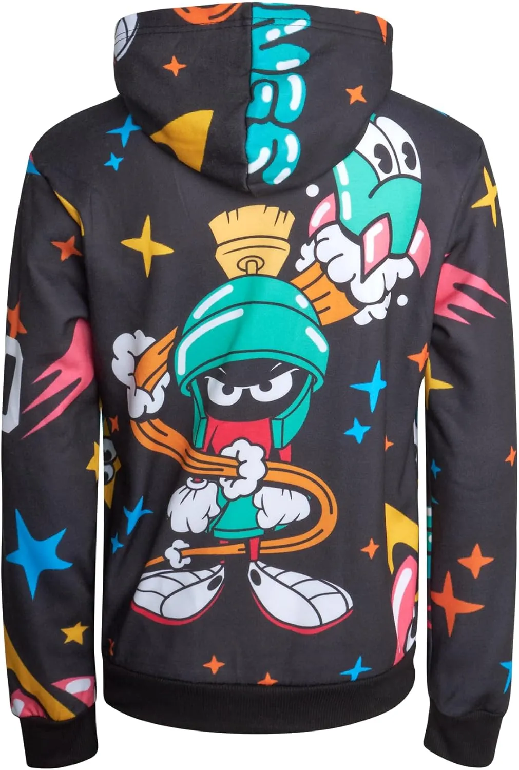 Members Only Boys' Active Tracksuit Set - 2 Piece Looney Tunes, Marvin, Tom & Jerry Fleece Hoodie and Sweatpants (Size: 4-18)
