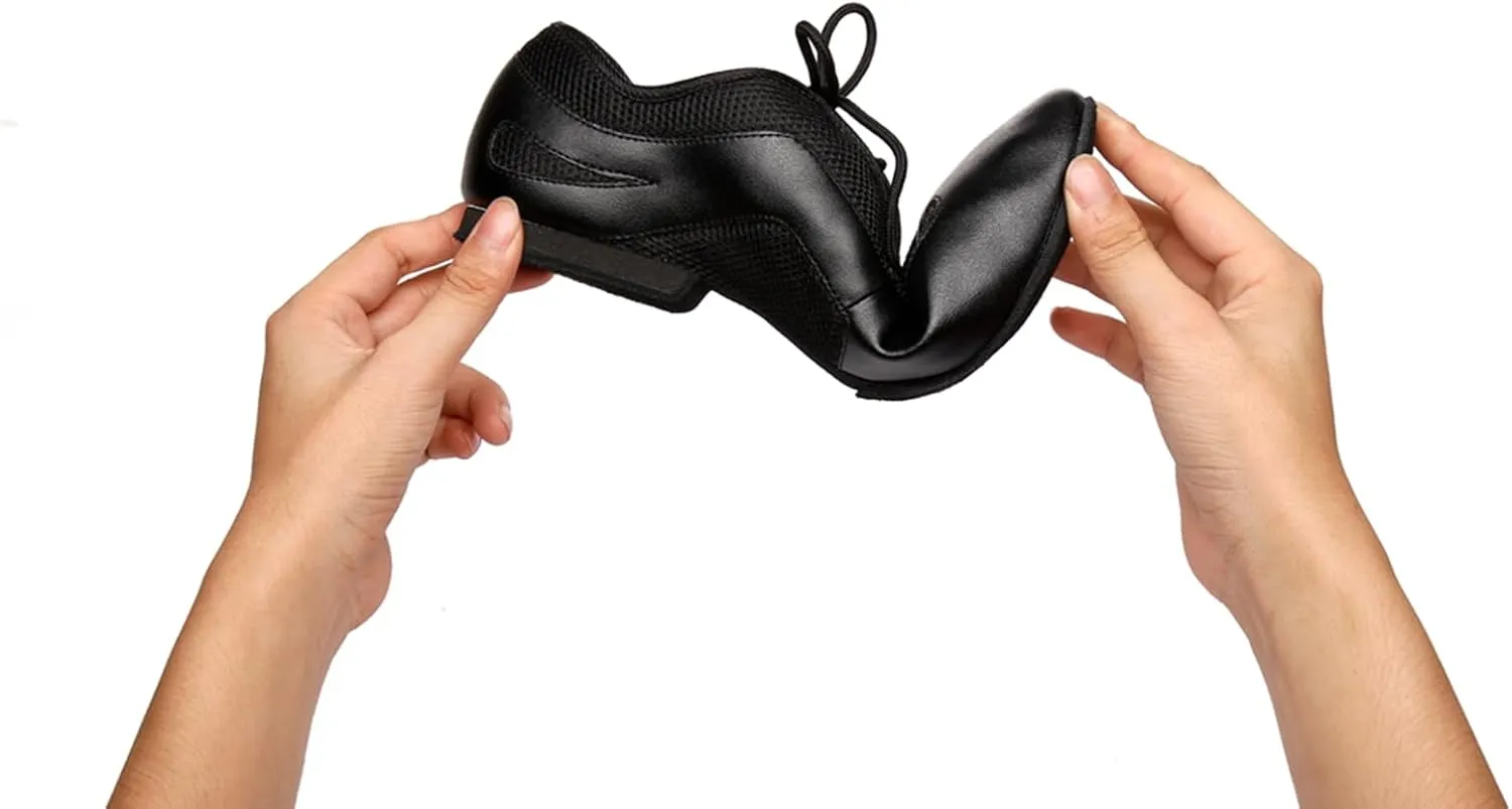 Men's Ballroom Dance Shoes for Latin Salsa Waltz Tango with Standard Block Low Heel