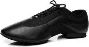 Men's Ballroom Dance Shoes for Latin Salsa Waltz Tango with Standard Block Low Heel