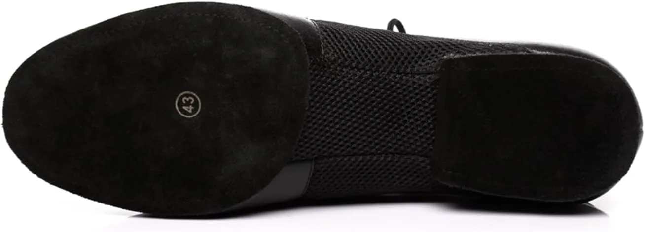 Men's Ballroom Dance Shoes for Latin Salsa Waltz Tango with Standard Block Low Heel