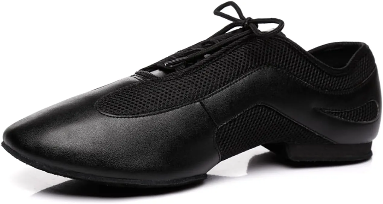 Men's Ballroom Dance Shoes for Latin Salsa Waltz Tango with Standard Block Low Heel