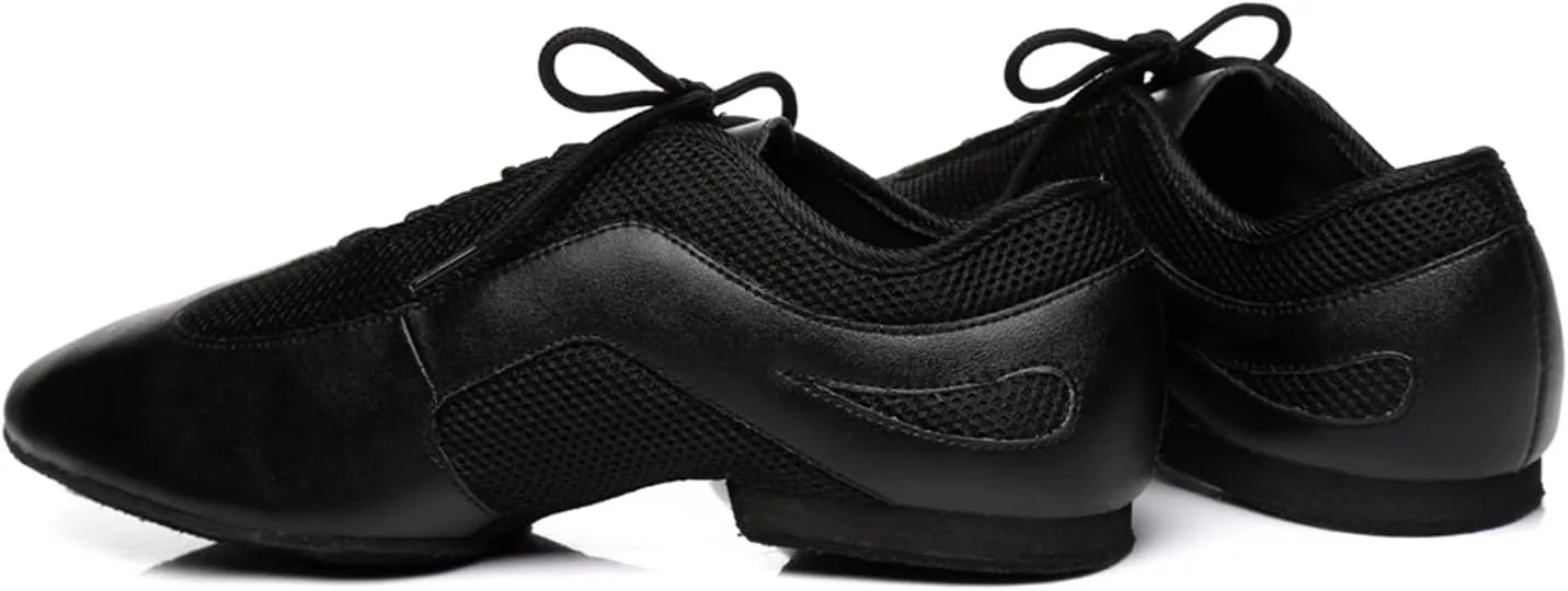 Men's Ballroom Dance Shoes for Latin Salsa Waltz Tango with Standard Block Low Heel