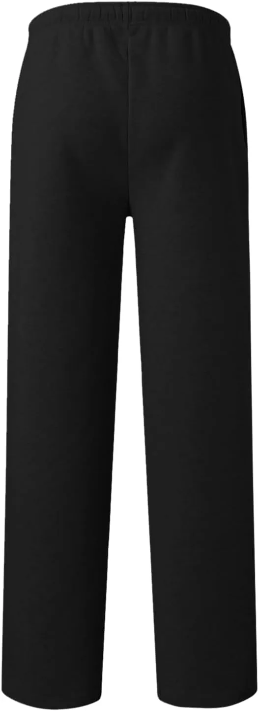 Mens Casual Cotton Sweatpants Stretch Elastic Waist Joggers Athletic Gym Pants Hiking Hunting Work Trousers