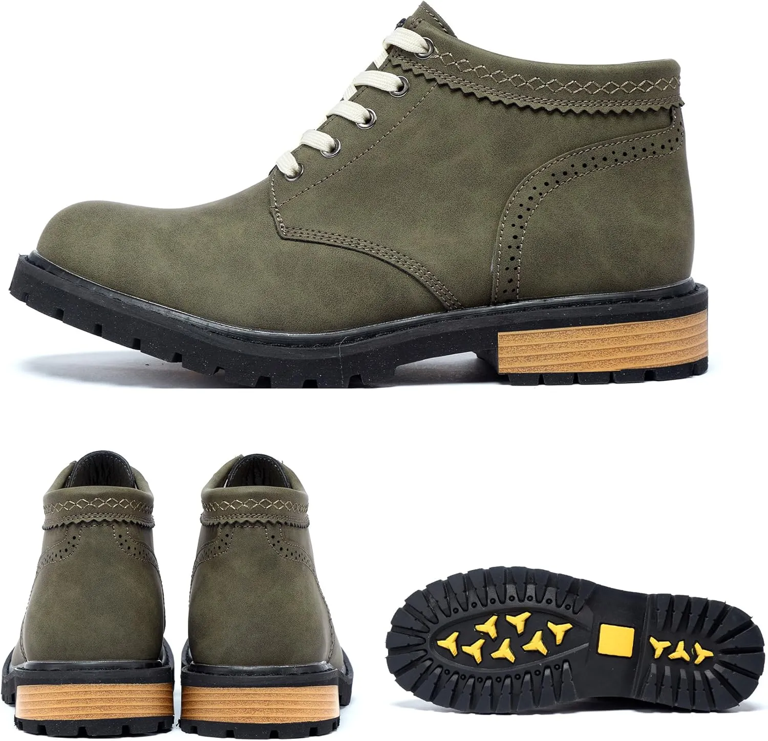 Men's Chelsea Ankle Boots Cowboy Boots Dress Casual Shoes Punk Rock Western Boots