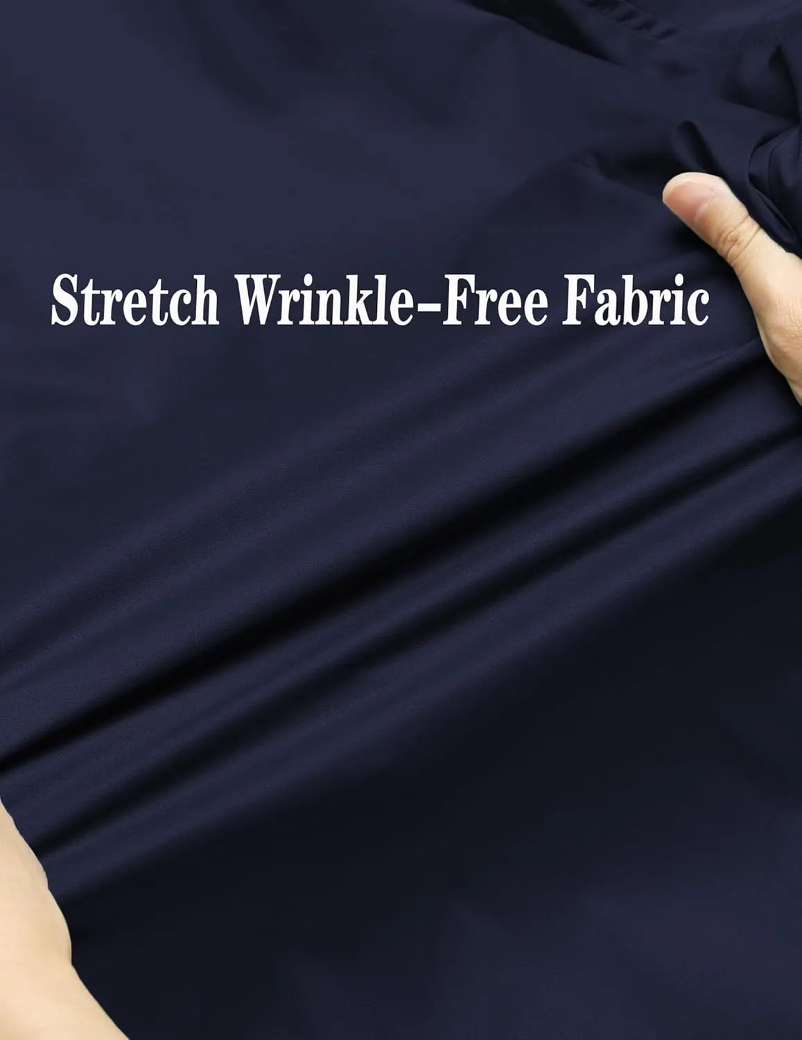 Men's Muscle Fit Dress Shirts Slim Fit Button Down Short Sleeve Shirts
