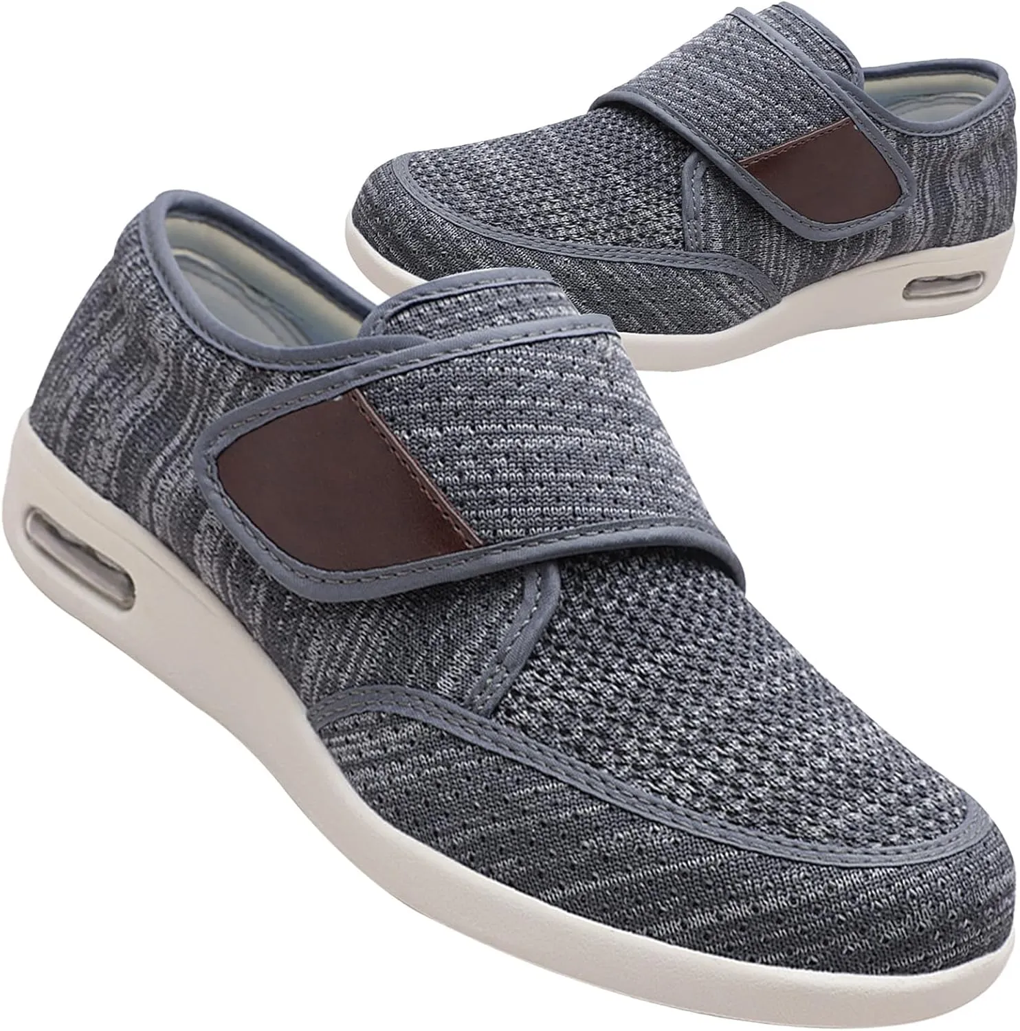 Men's Slip-On Memory Foam Trainers - Lightweight Breathable Casual Walking & Running Shoes