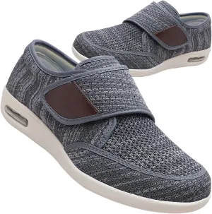 Men's Slip-On Memory Foam Trainers - Lightweight Breathable Casual Walking & Running Shoes
