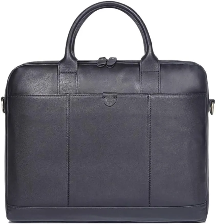 Mens Vintage Waterproof Messenger Bag Leather Briefcase Business Travel Vacation Work Carry On Weekender Overnight