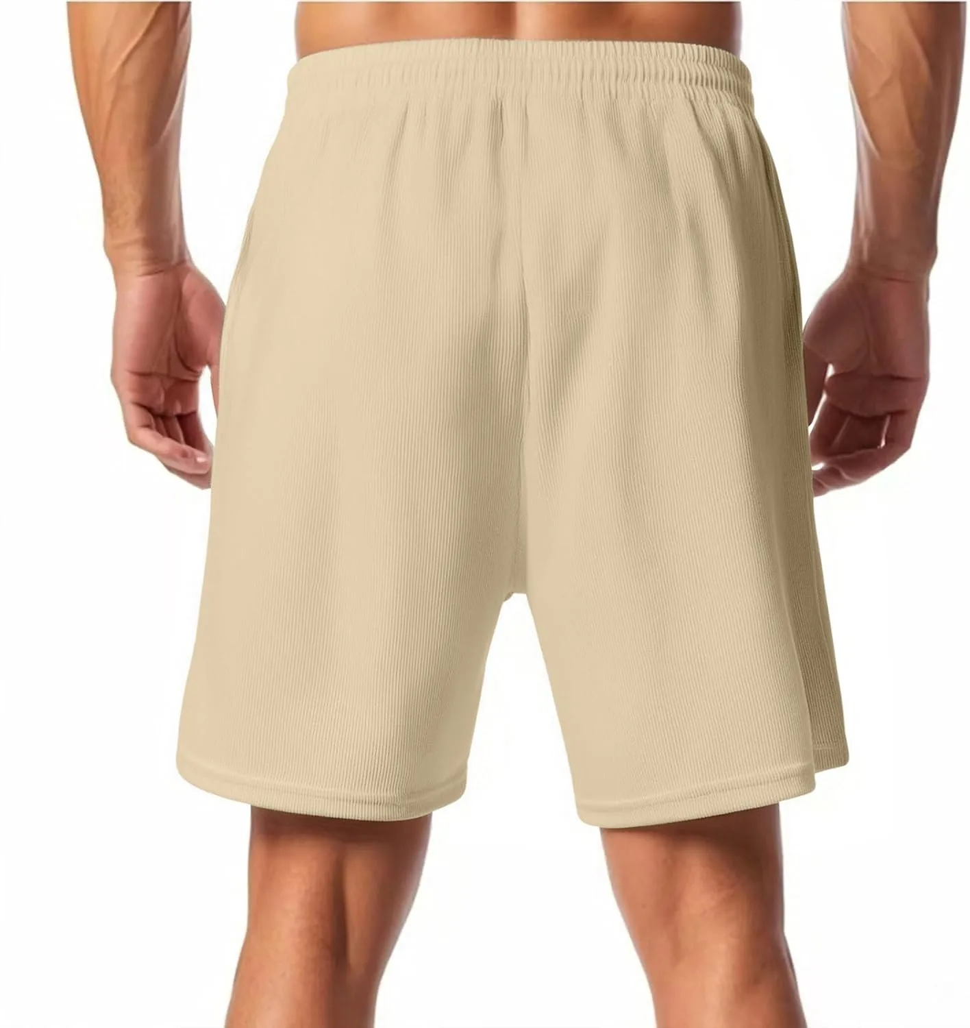 Mokaloha Mens Shorts Casual,Pacificozy Men's Shorts Lightweight Corduroy Short with Pocket Loose Summer Beach Short