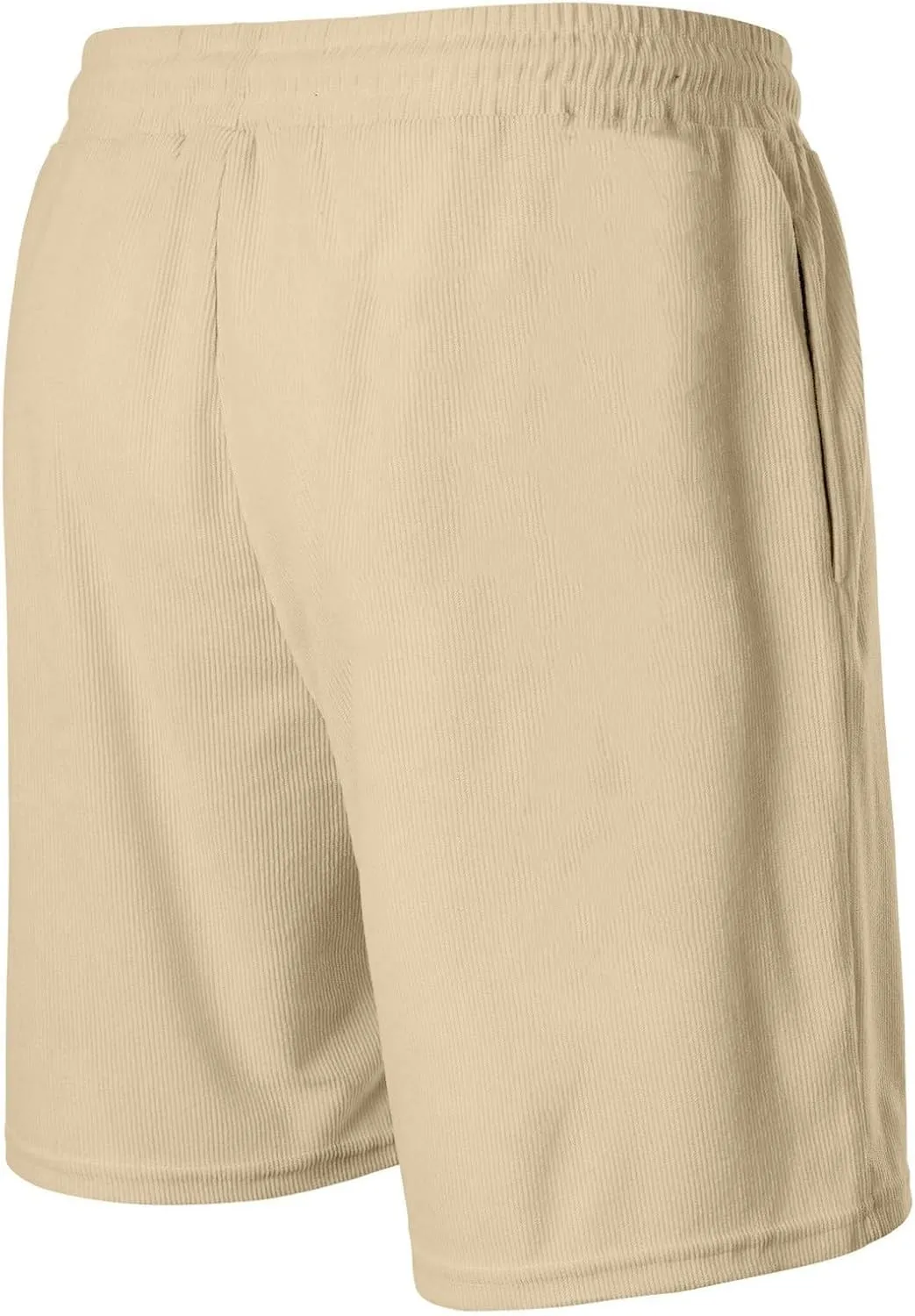 Mokaloha Mens Shorts Casual,Pacificozy Men's Shorts Lightweight Corduroy Short with Pocket Loose Summer Beach Short