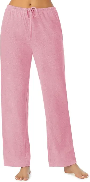 Nautica Womens Sleep Pants - Long Length, Breathable Pajama Bottoms - Cotton Knit Jersey Sleepwear and Loungewear