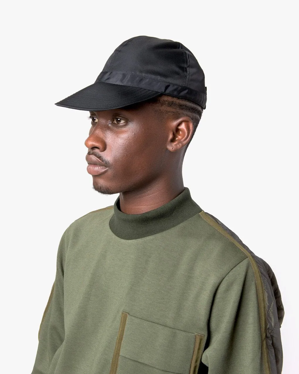 Nylon Scout Cap in Olive
