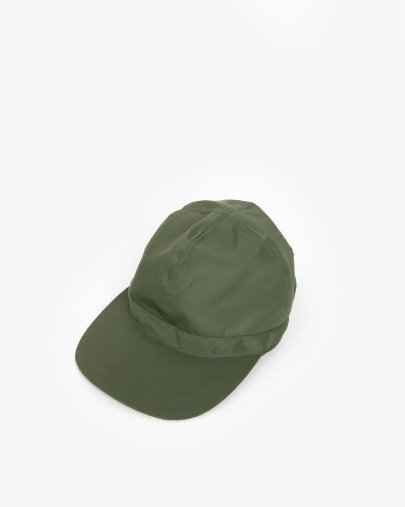 Nylon Scout Cap in Olive