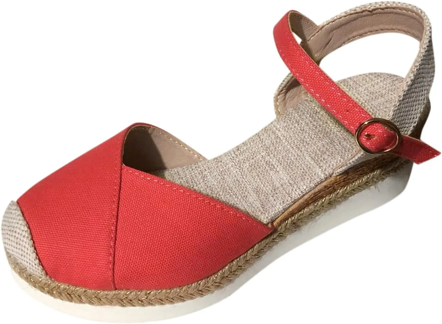 Orthopedic Platform Wedge Sandals for Women Dressy 2025 Open Toe Ankle Strap Espadrilles Sandals Strappy Boho Outdoor Shoes