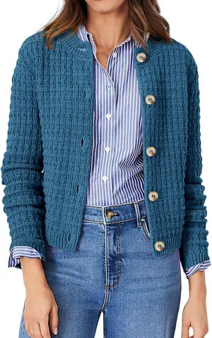 PRETTYGARDEN Women's Knit Cardigan Sweaters Casual Long Sleeve Open Front Button Down Trendy Jackets Outerwear