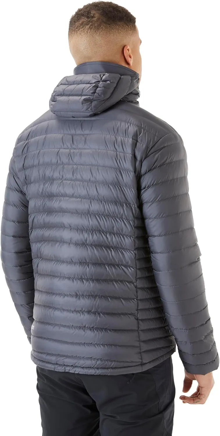 Rab Men's Microlight Alpine 700-Fill Down Hooded Puffer Jacket for Hiking & Skiing