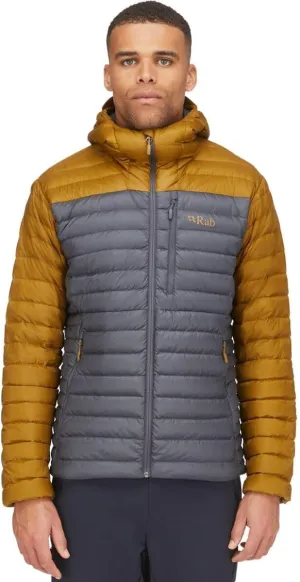 Rab Men's Microlight Alpine 700-Fill Down Hooded Puffer Jacket for Hiking & Skiing