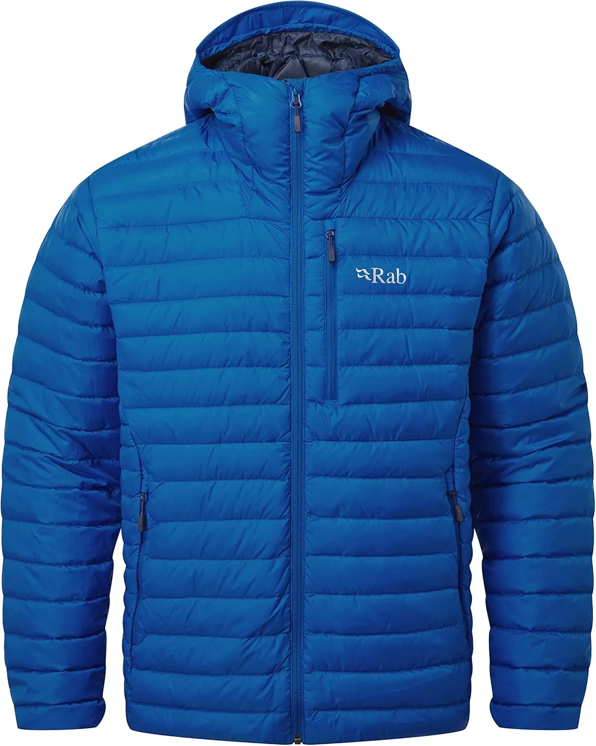 Rab Men's Microlight Alpine 700-Fill Down Hooded Puffer Jacket for Hiking & Skiing