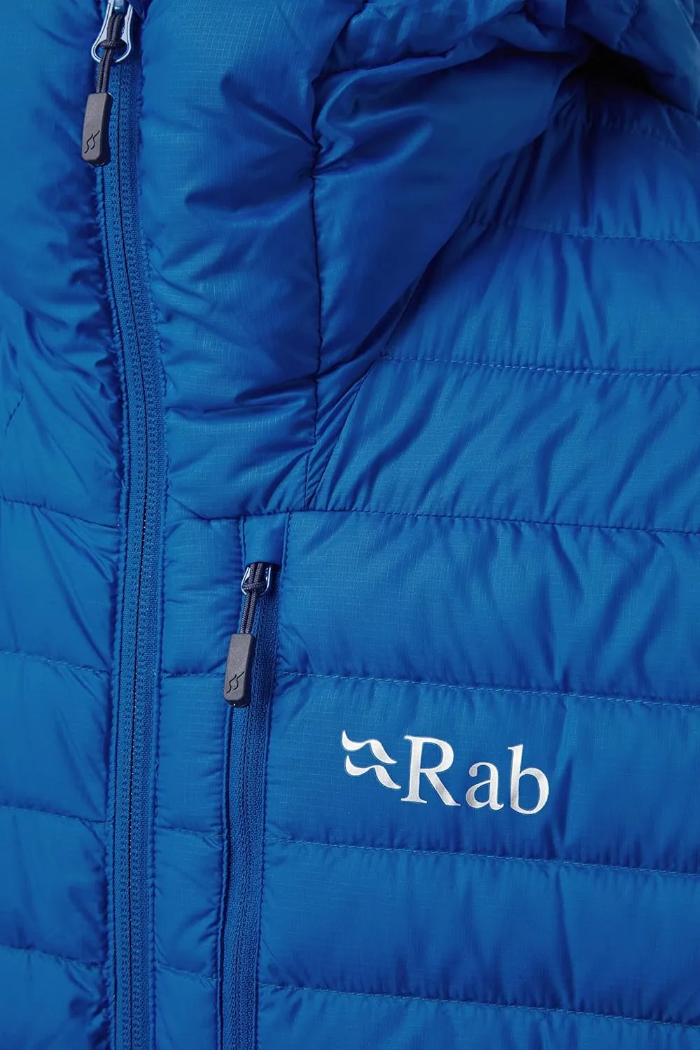 Rab Men's Microlight Alpine 700-Fill Down Hooded Puffer Jacket for Hiking & Skiing