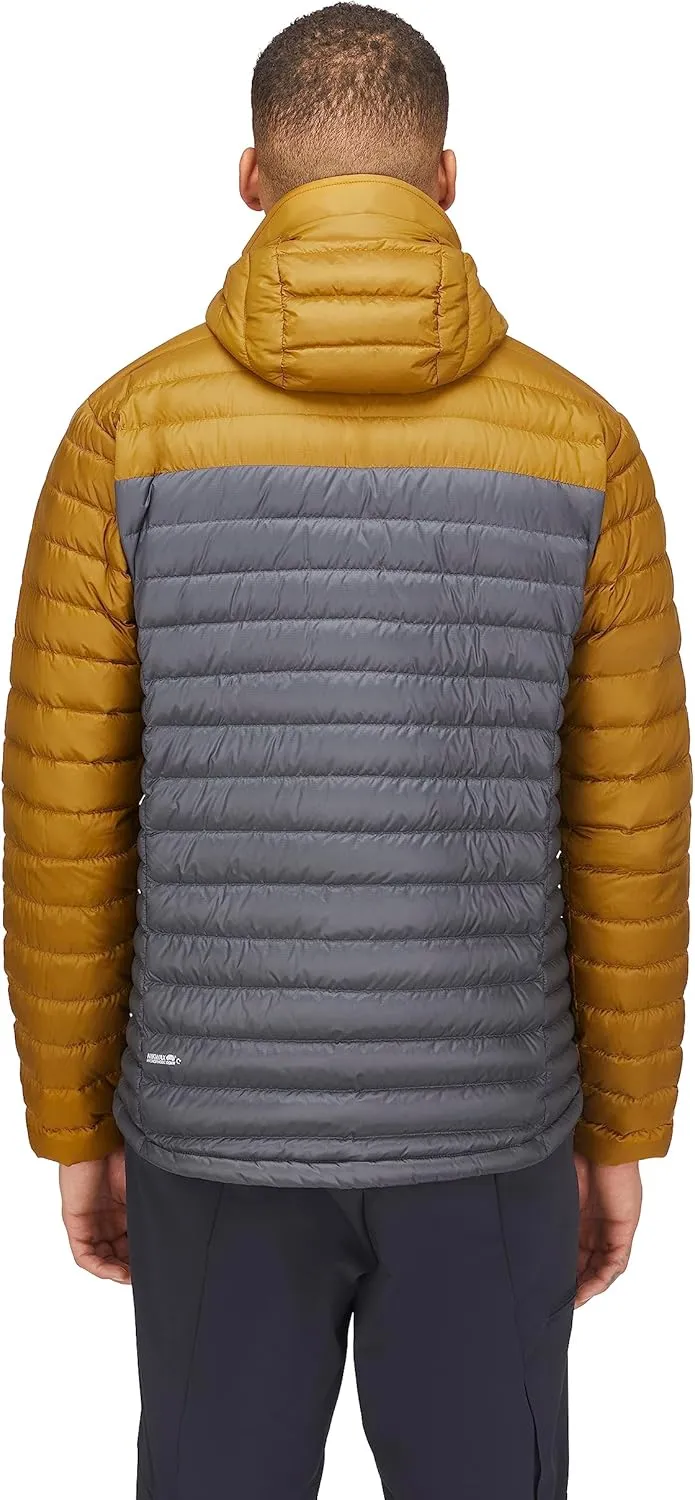 Rab Men's Microlight Alpine 700-Fill Down Hooded Puffer Jacket for Hiking & Skiing