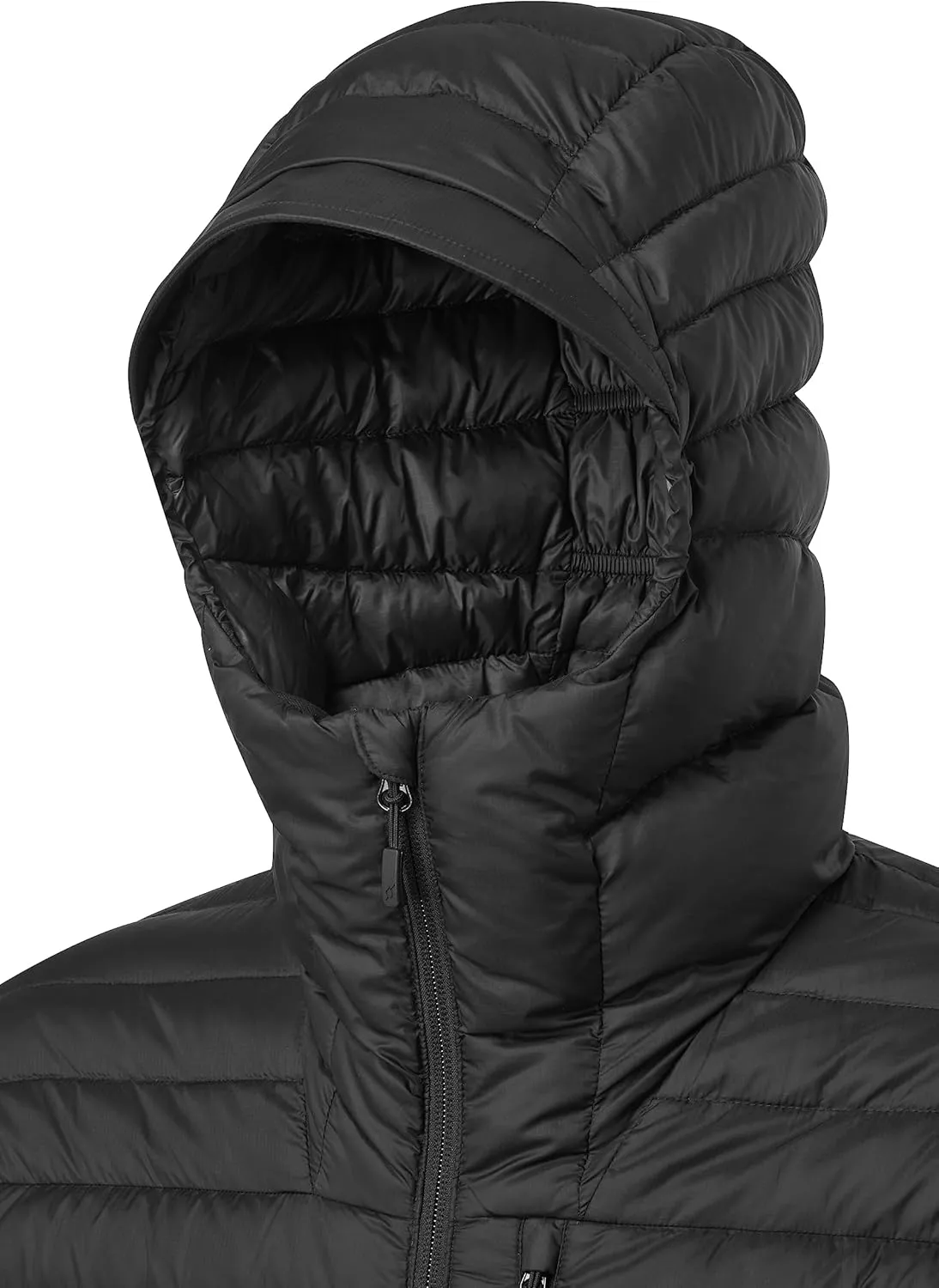 Rab Men's Microlight Alpine 700-Fill Down Hooded Puffer Jacket for Hiking & Skiing