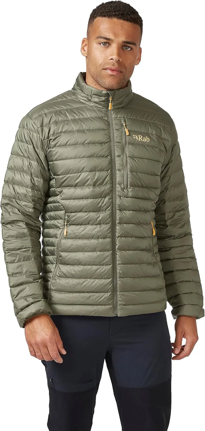 Rab Men's Microlight Down Jacket for Hiking, Climbing, and Skiing