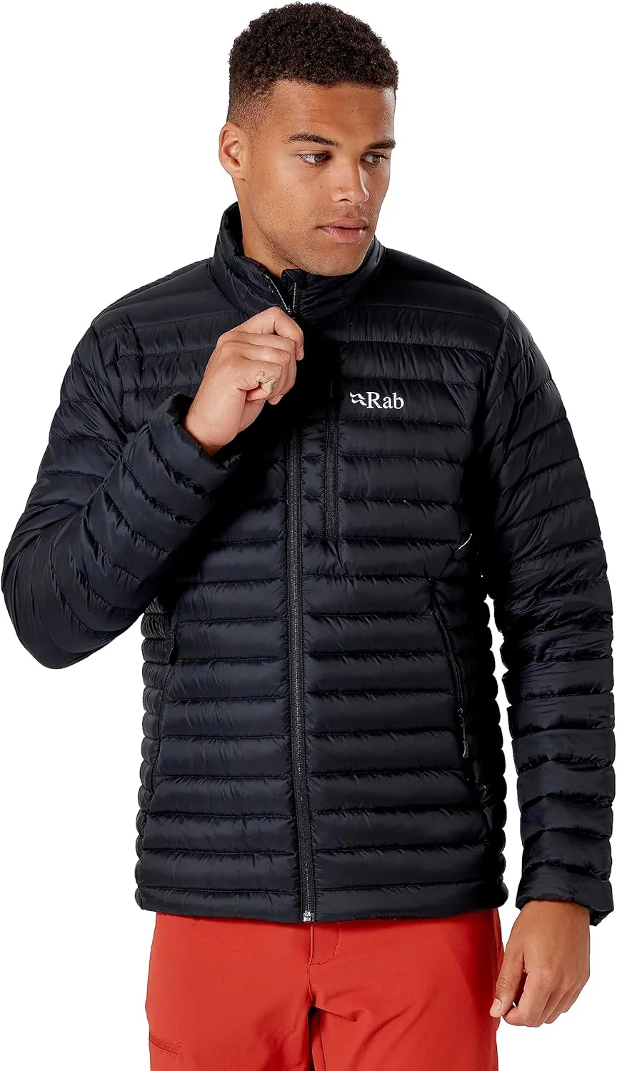 Rab Men's Microlight Down Jacket for Hiking, Climbing, and Skiing