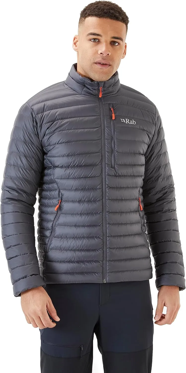 Rab Men's Microlight Down Jacket for Hiking, Climbing, and Skiing