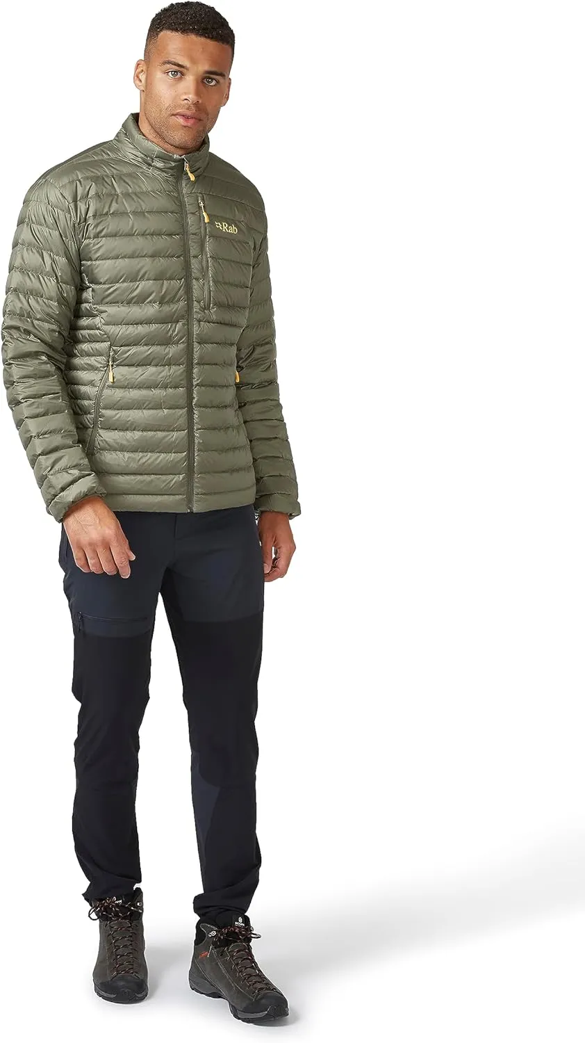 Rab Men's Microlight Down Jacket for Hiking, Climbing, and Skiing