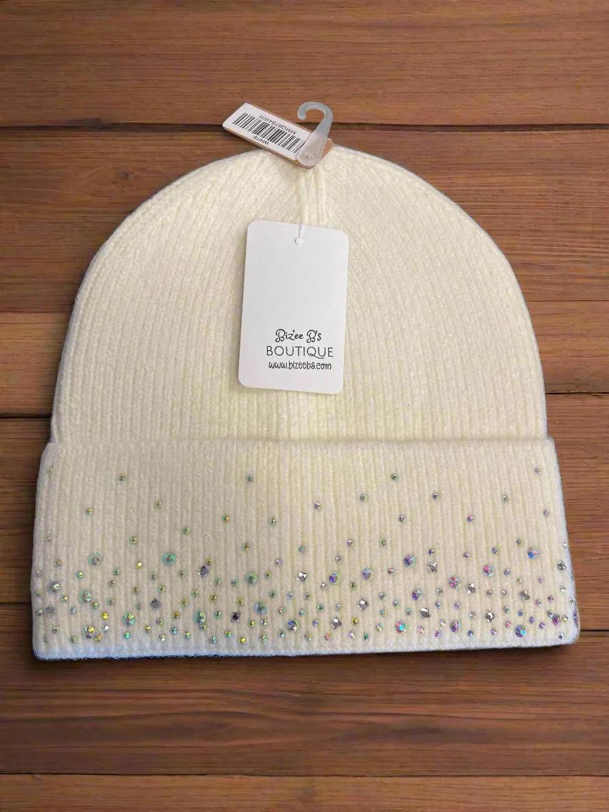 Rhinestone Beanie