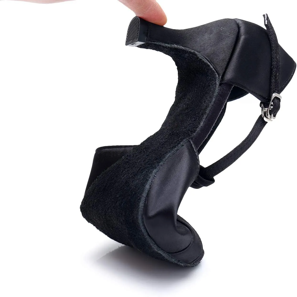 Rosefinch Women's Latin Dance Shoes Satin Professional Ballroom Salsa Wedding Dancing Shoes