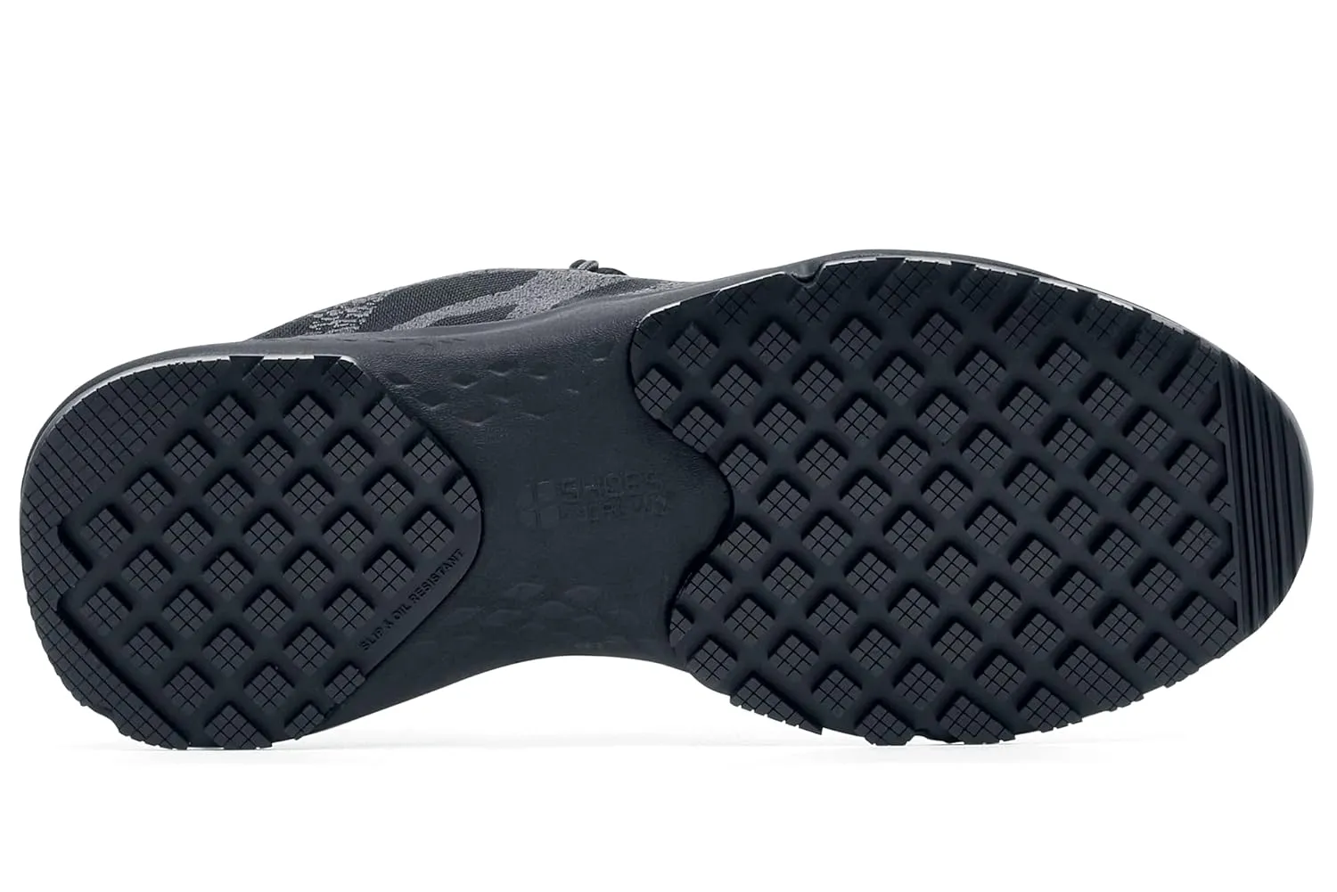 Shoes for Crews Heather II, Women's Nano Composite Toe (NCT) Work Shoes, Slip Resistant, Water Resistant, Black, Size 9