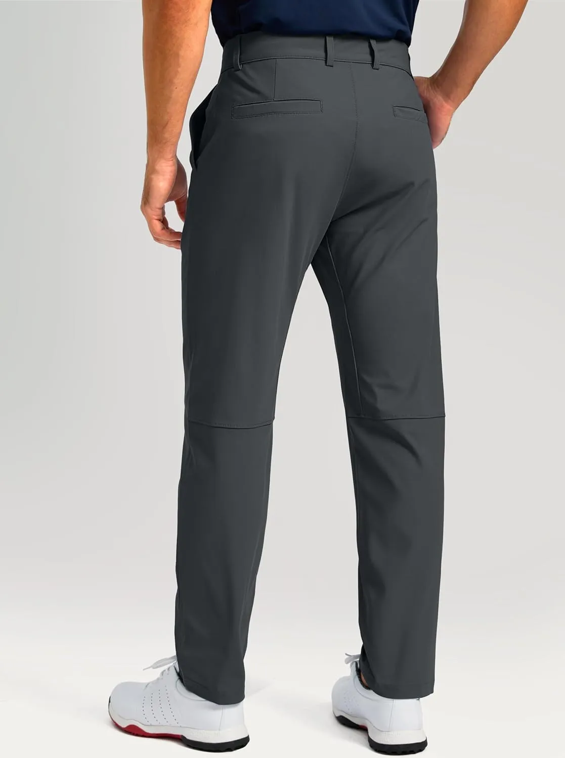 Soothfeel Men's Golf Pants with 5 Pockets - 30"/32"/34" Slim Fit Stretch Tech Pants Casual Trousers Dress Work Pants for Men