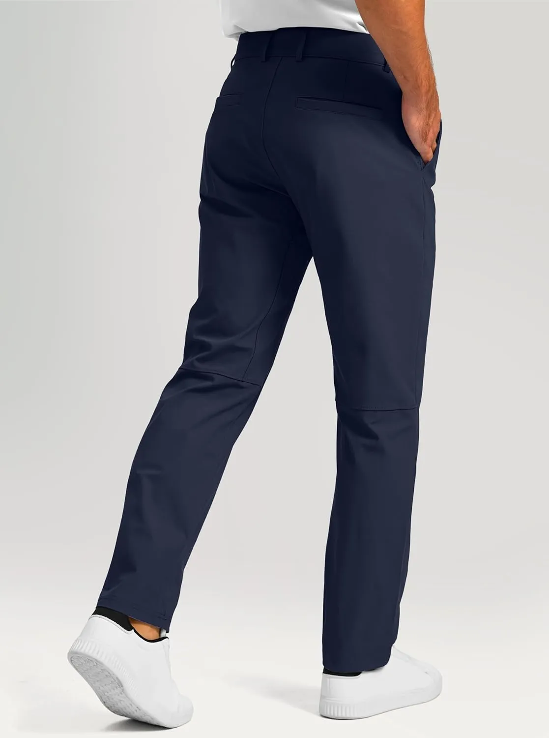 Soothfeel Men's Golf Pants with 5 Pockets - 30"/32"/34" Slim Fit Stretch Tech Pants Casual Trousers Dress Work Pants for Men