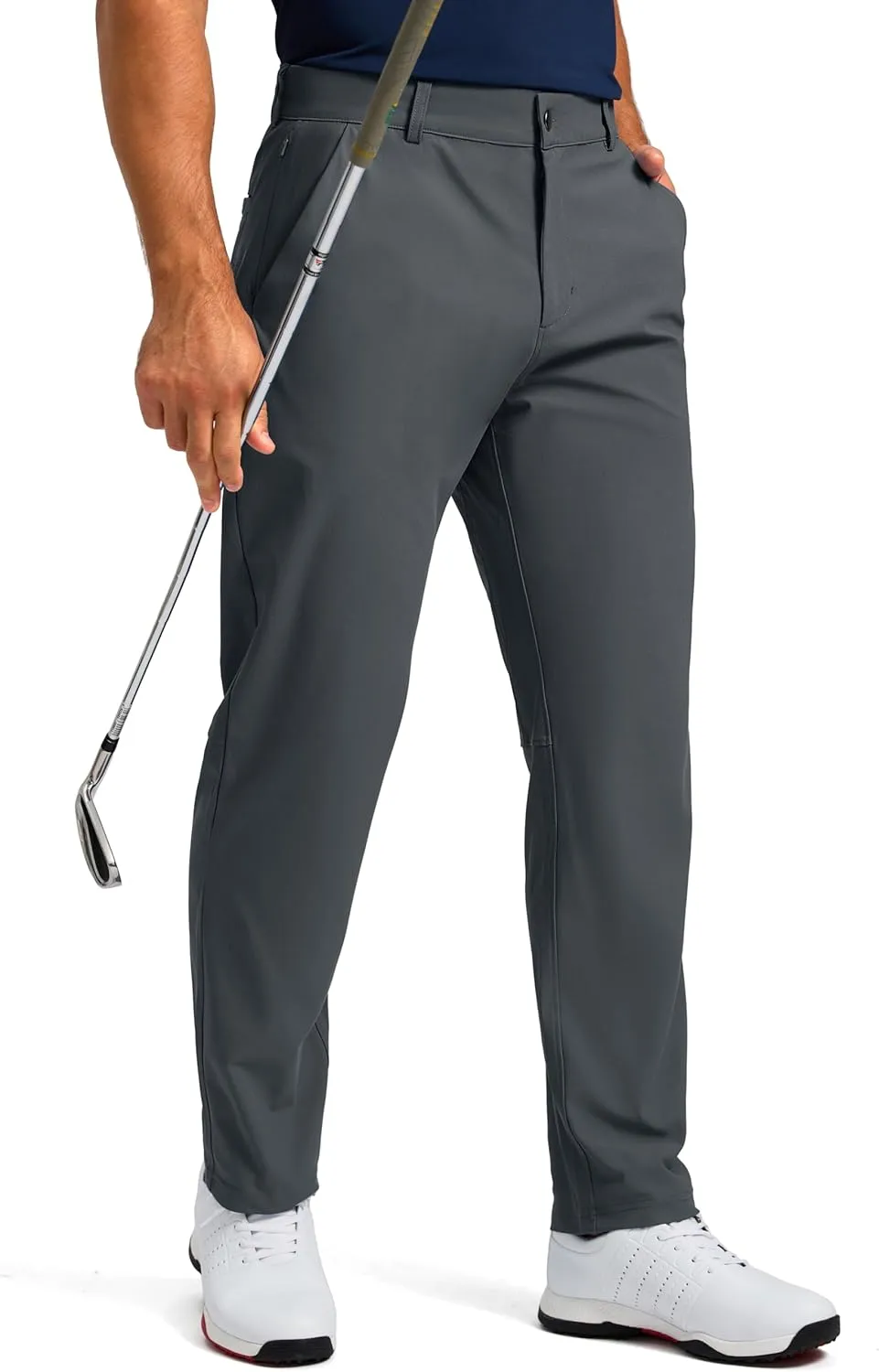 Soothfeel Men's Golf Pants with 5 Pockets - 30"/32"/34" Slim Fit Stretch Tech Pants Casual Trousers Dress Work Pants for Men