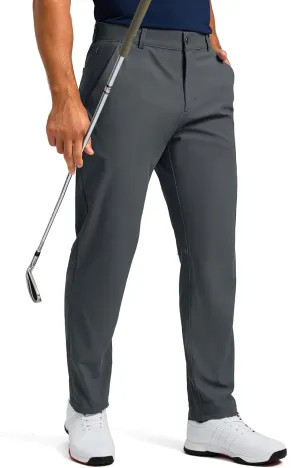 Soothfeel Men's Golf Pants with 5 Pockets - 30"/32"/34" Slim Fit Stretch Tech Pants Casual Trousers Dress Work Pants for Men