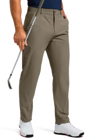 Soothfeel Men's Golf Pants with 5 Pockets - 30"/32"/34" Slim Fit Stretch Tech Pants Casual Trousers Dress Work Pants for Men