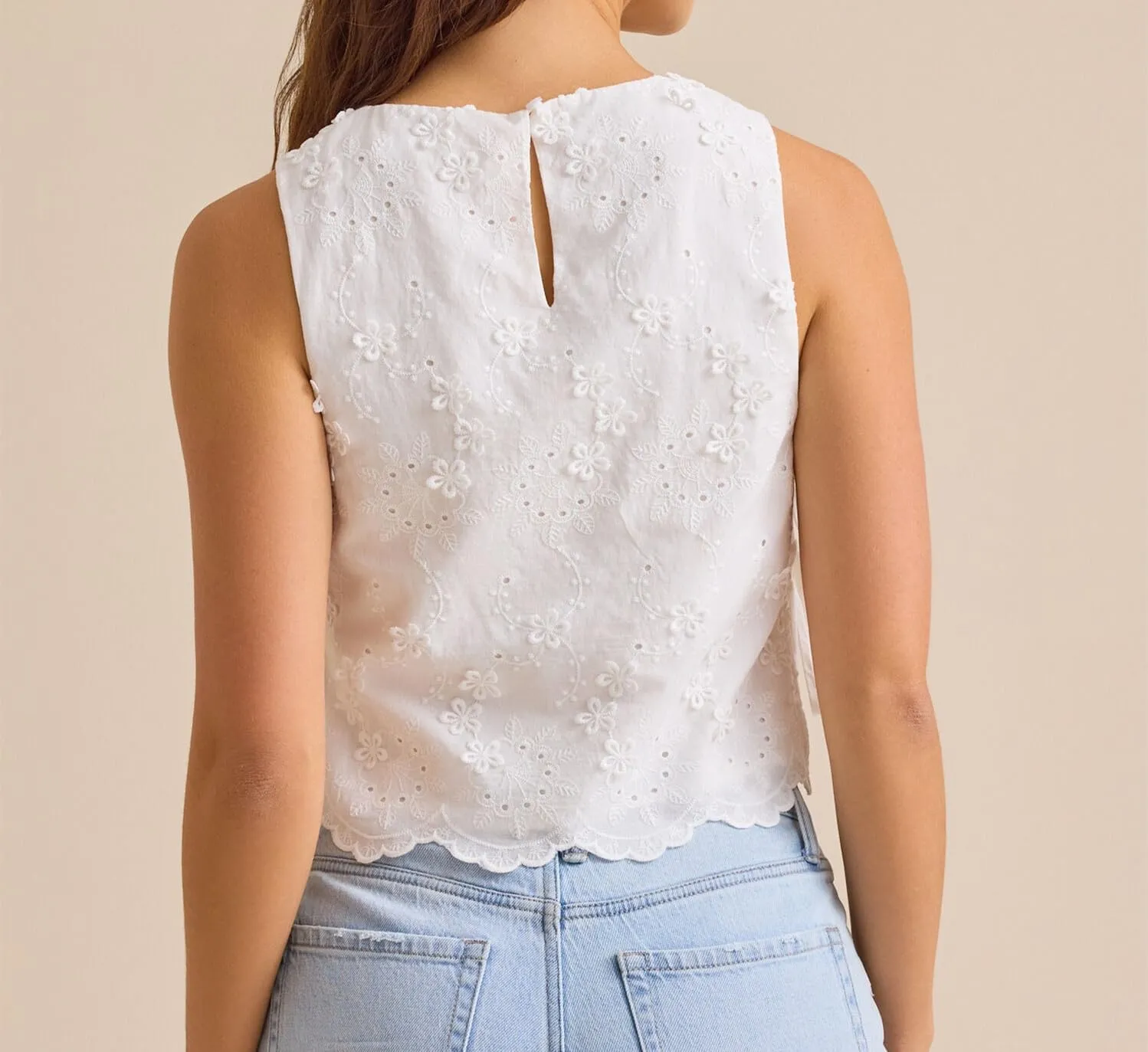 Split Side Crop Top Women Tie Side Tank Top Sleeveless Plaid Floral Print Crewneck Going Out Summer Peplum Shirt