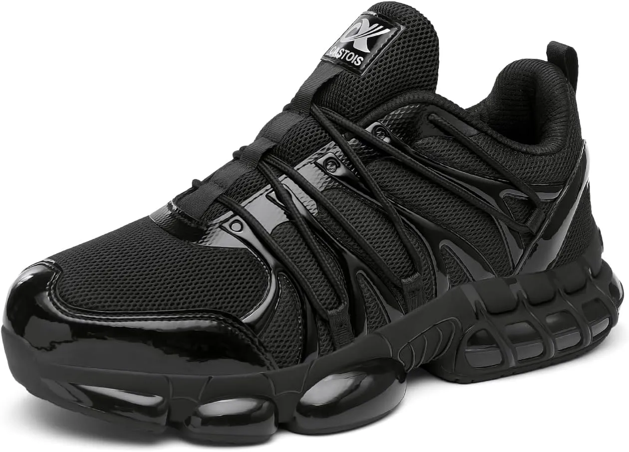 Steel Toe Shoes for Men Women Safety Work Sneakers Wide Composite Toe Slip Resistant Indestructible Lightweight Comfortable Tennis Shoe Zapatos de seguridad Trabajo para Hombres Mujer