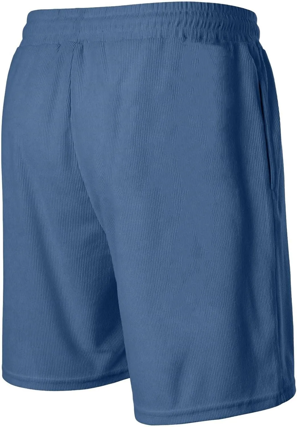 Summer Shorts for Men Slim Fit Casual Corduroy Shorts Drawstring Lightweight Loose Fit Big and Tall Lounge Short
