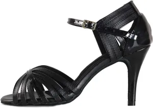 SWDZM Women's Standard Latin Dance Shoes Salsa Ballroom Wedding Performance Dancing Shoes Peep toe Model-L008