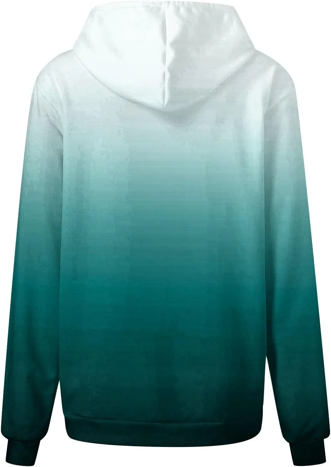 Sweatshirt Hoodies for Women Loose Fit Baggy Gradient Colors Pullover Tops Casual Trendy Fall Sweatshirts with Pocket