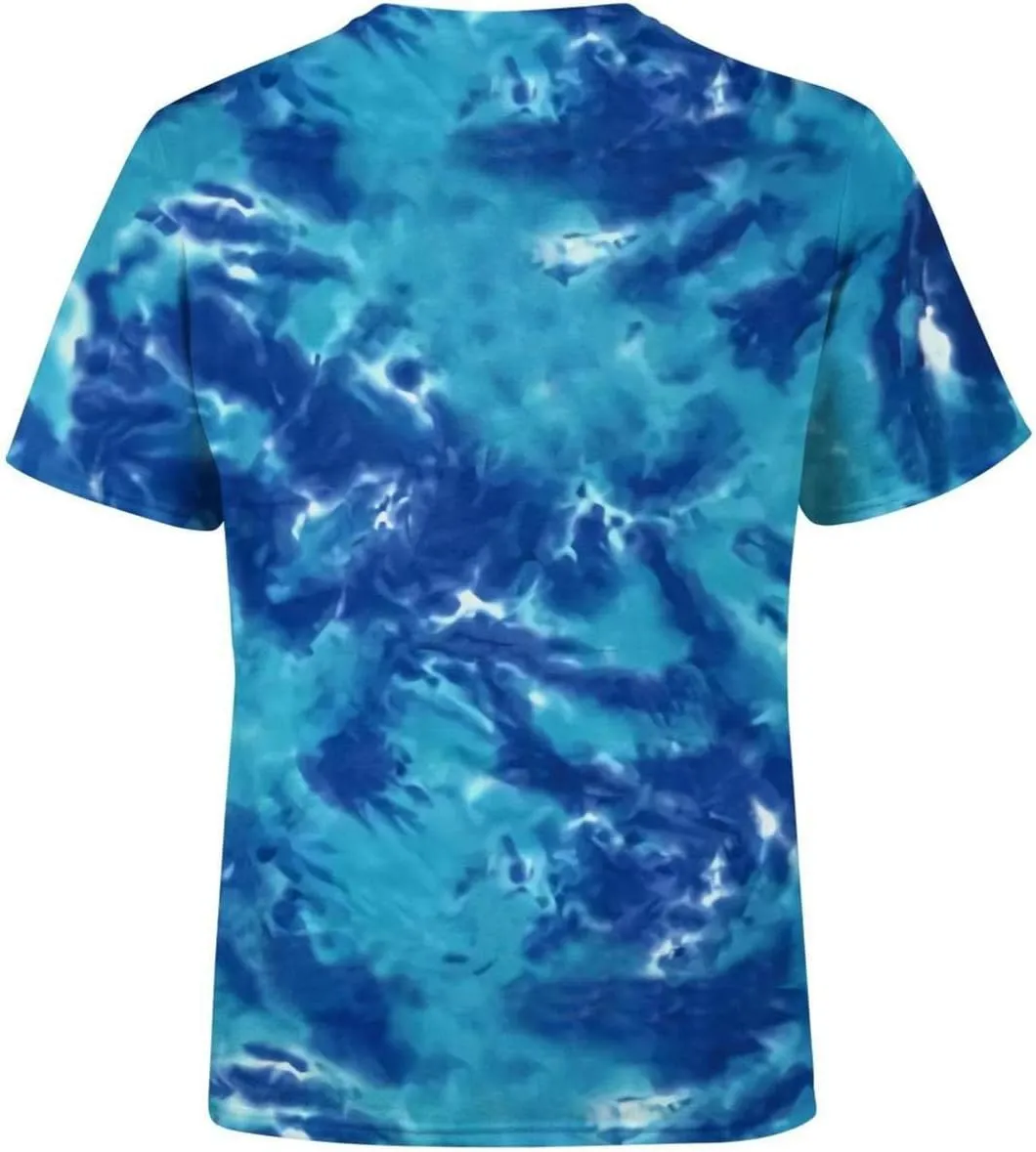 Tie Dye Shirts for Men Women, Short Sleeve Mens Tie Dye Shirts, Mens Women Rainbow Tie Dye T Shirts,Size:S-5XL