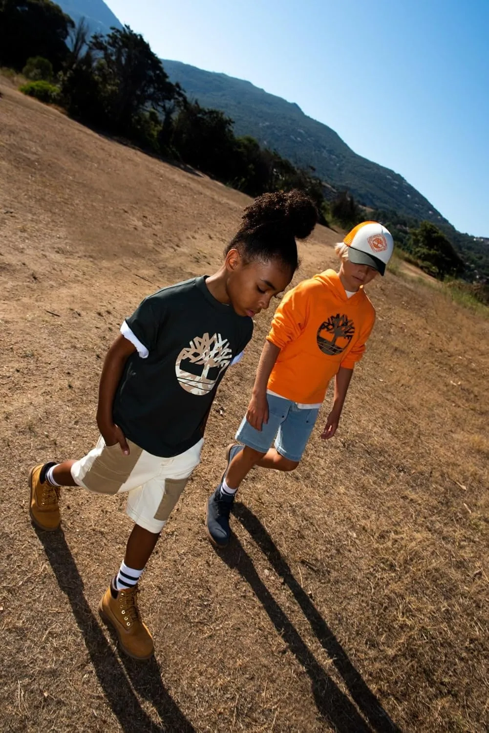 Timberland Kids Graphic Logo Short Sleeve T-Shirt